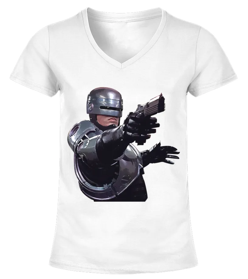 023. Robocop WT Camiseta cuello pico Mujer