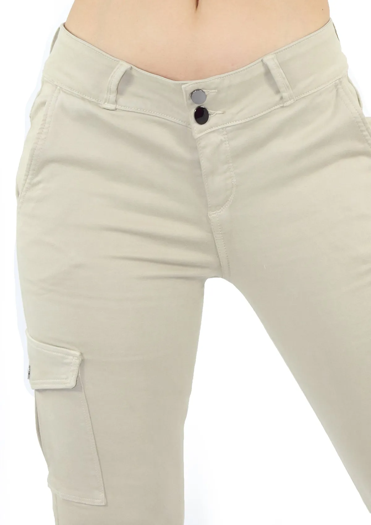 1565 Khaki Scarcha Women Jogger/Cargo