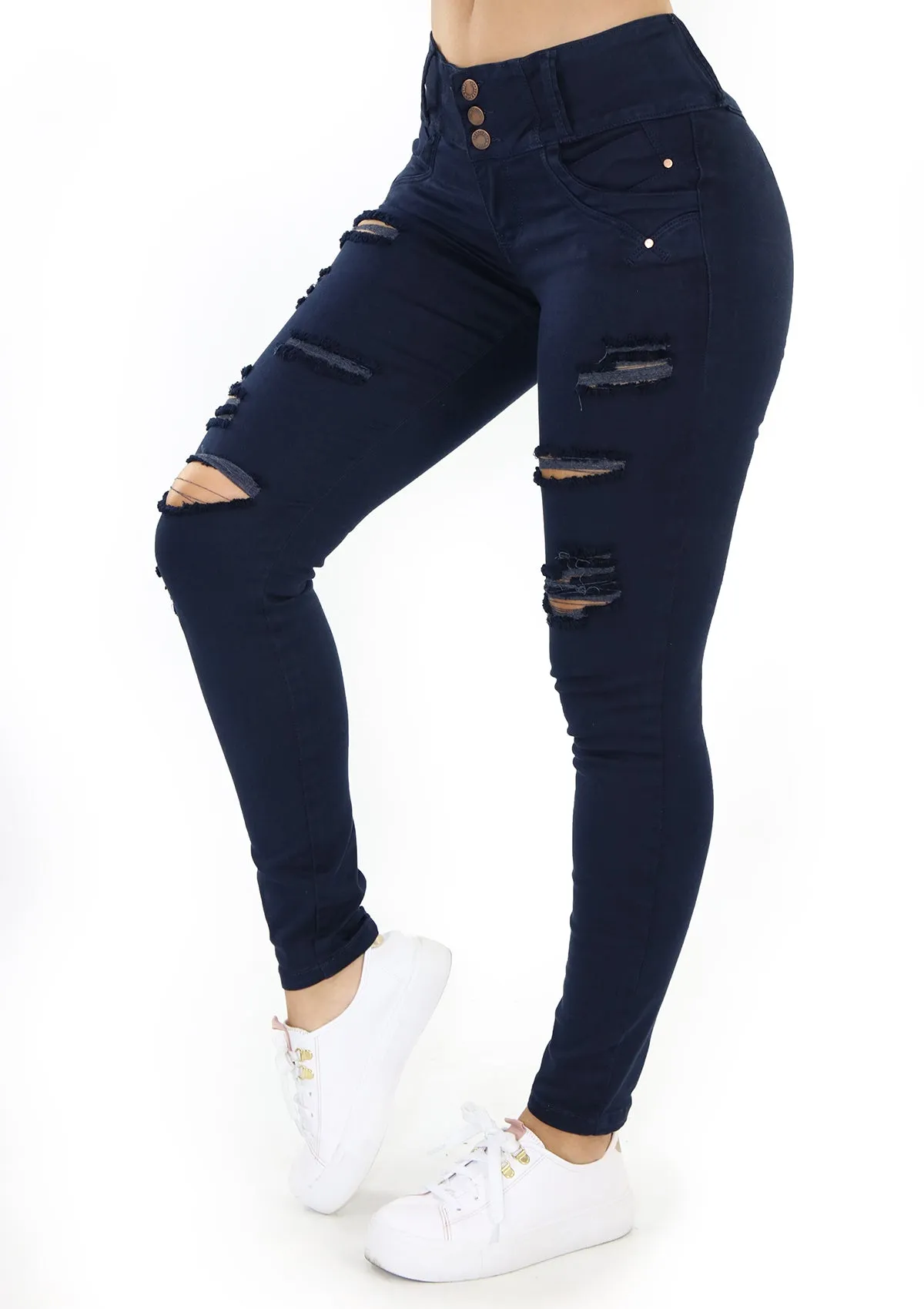 1717 Destroyed Skinny Jean Woman by Scarcha
