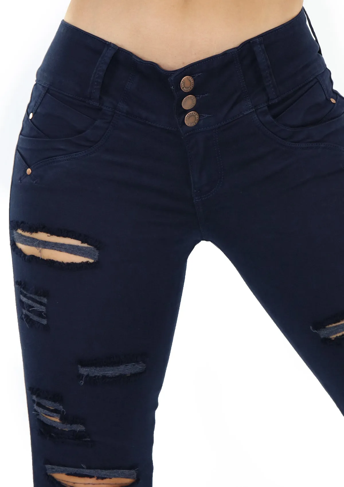 1717 Destroyed Skinny Jean Woman by Scarcha