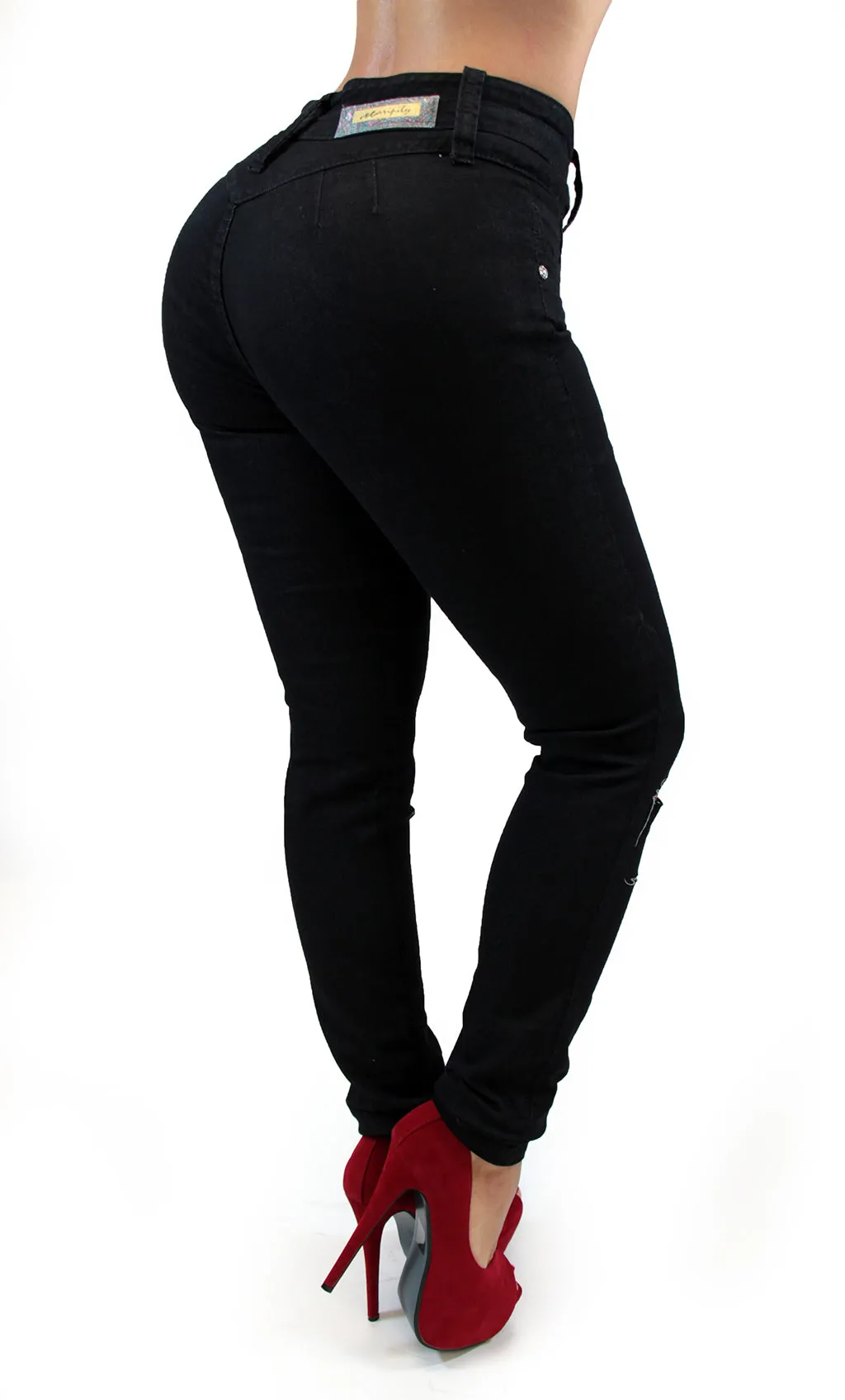 17518 Distressed Maripily Skinny Jean