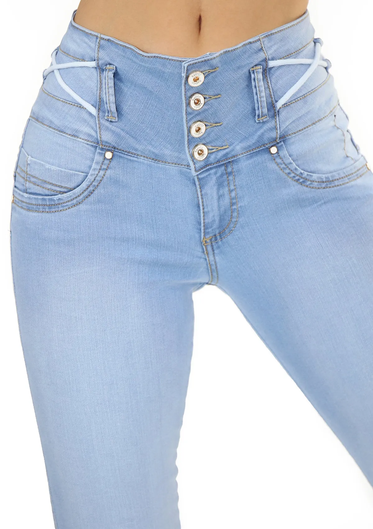 20290 Skinny Jean (Cinturilla) by Maripily Rivera