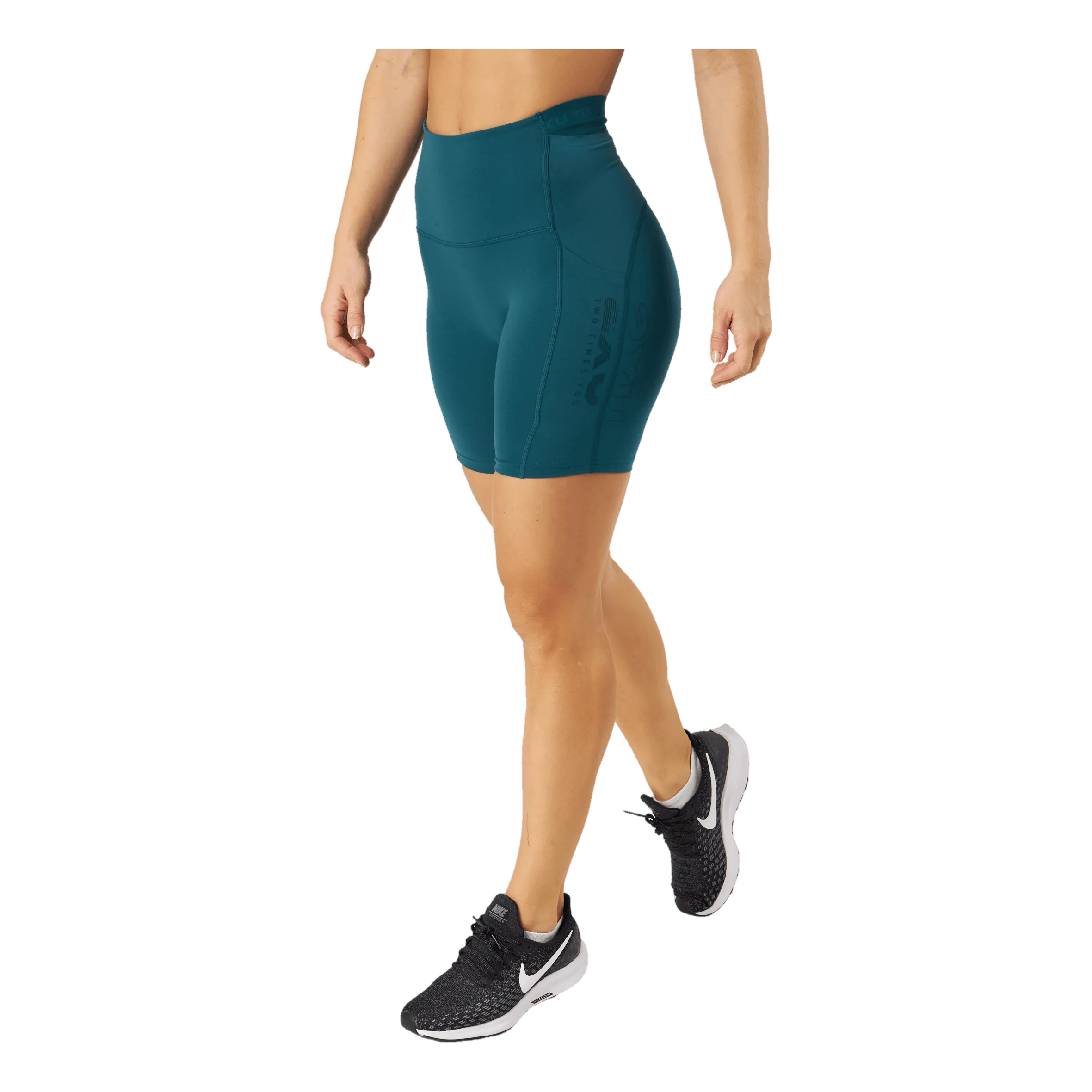 2XU FORM STASH HIRISE BIKE SHORT DEEP JADE/DEEP JADE