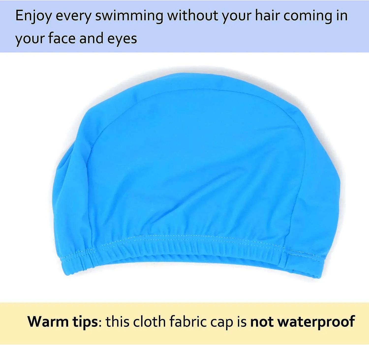 3pcs Gorro de natación de color sólido Gorro de natación sombrero de natación para niños y adultos (no para cabello largo)