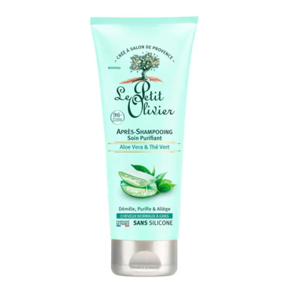 Acondicionador purificante con aloe vera y té verde para cabello normal a graso 200 ml