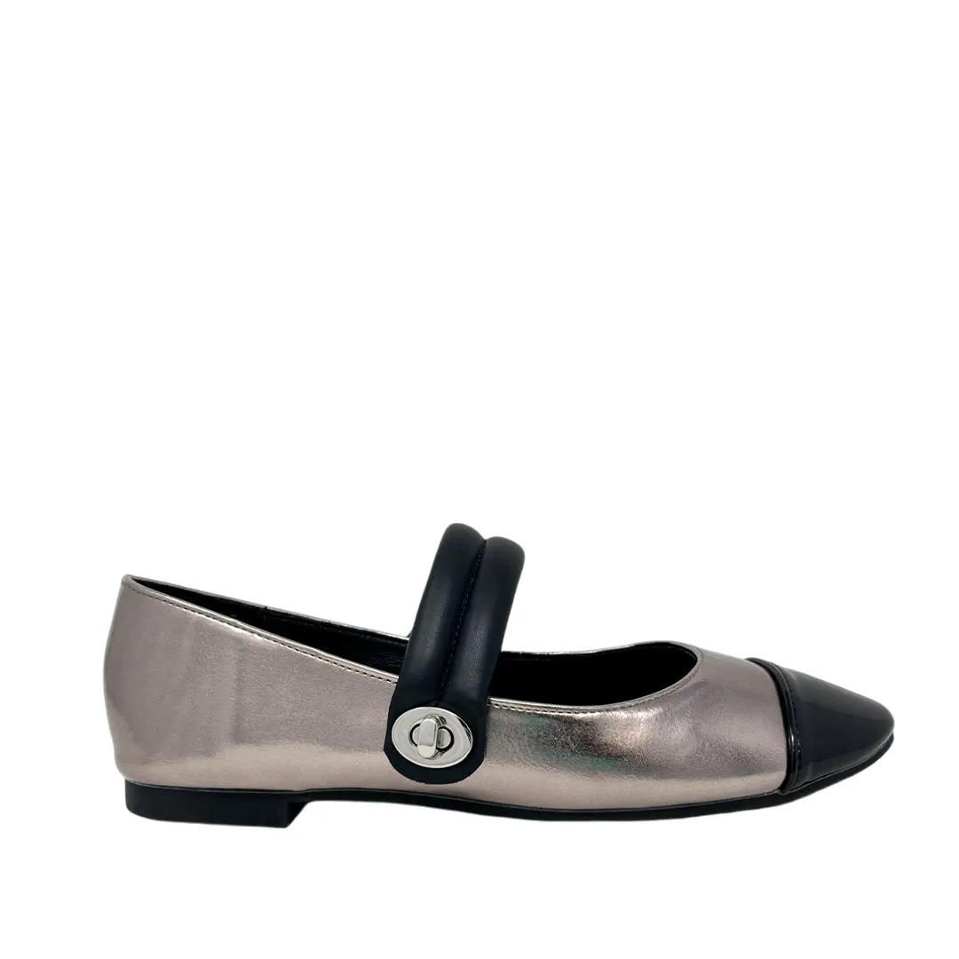ADOC Ballerinas Sakura color plateado