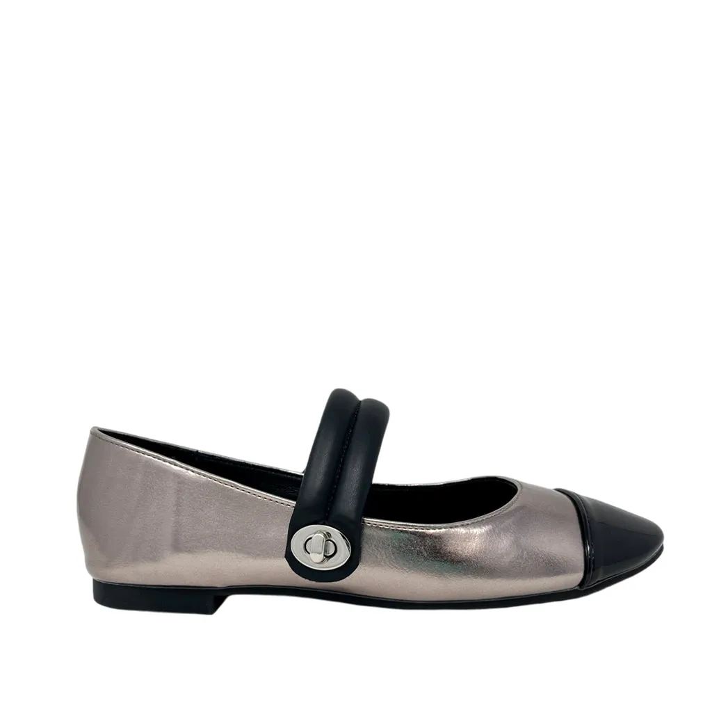 ADOC Ballerinas Sakura color plateado