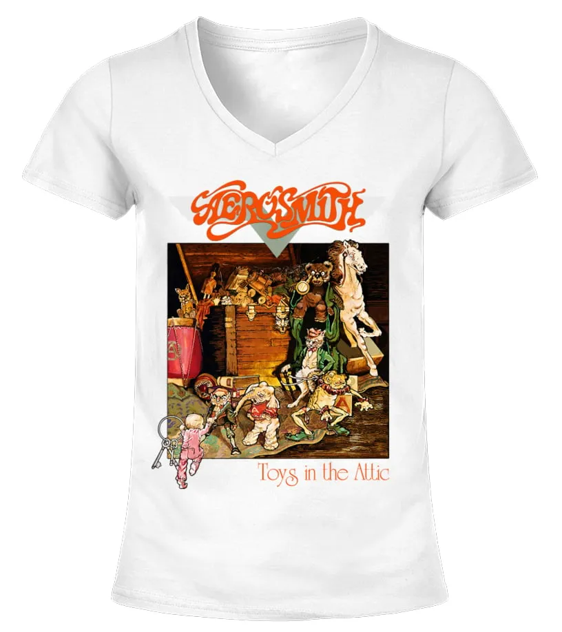 Aerosmith (23) WT Camiseta cuello pico Mujer