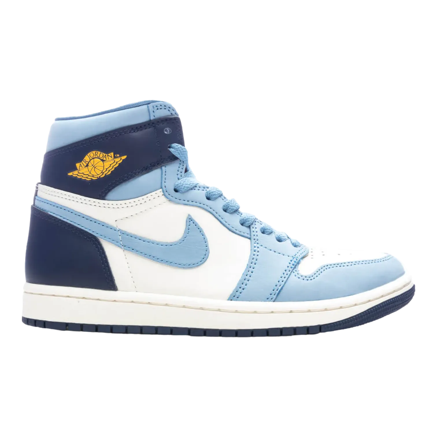 AIRJORDAN 1 RETRO HIGH UNIVERSITY BLUE GOLD AND SAIL FOR WOMEN FD2596400