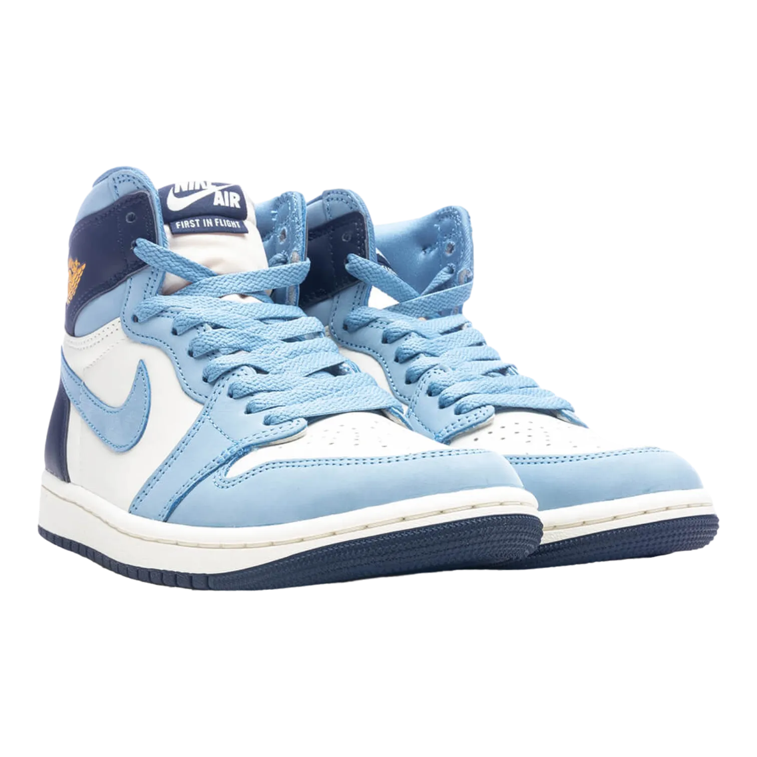 AIRJORDAN 1 RETRO HIGH UNIVERSITY BLUE GOLD AND SAIL FOR WOMEN FD2596400