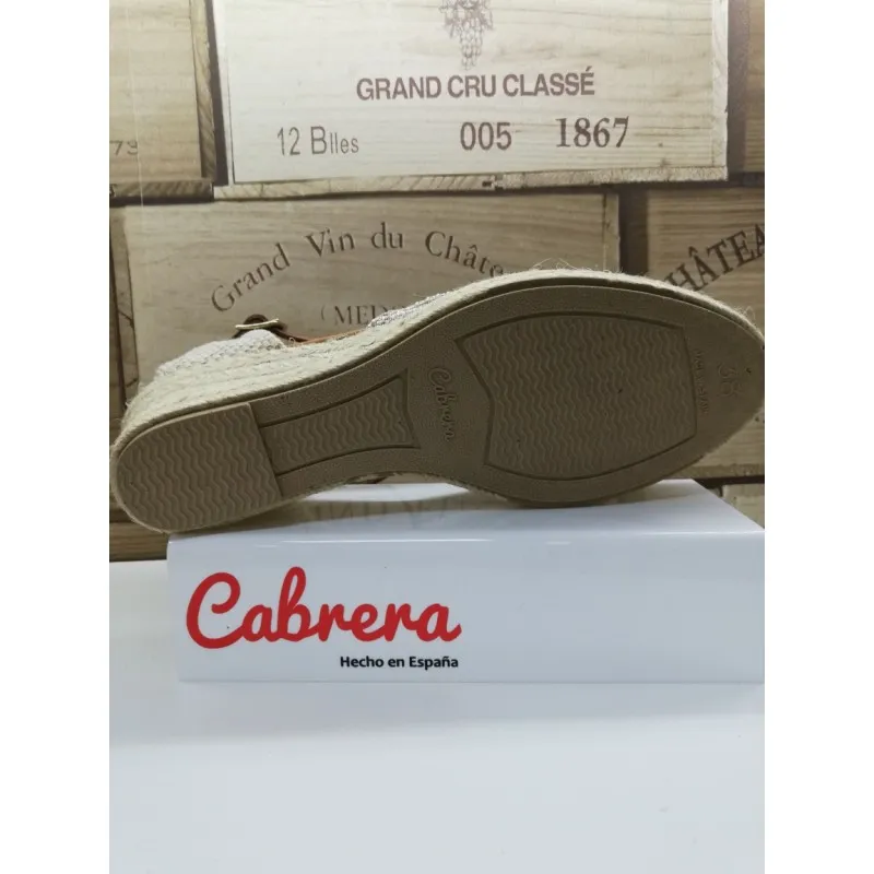 Alpargata Cuña Yute Primorose Cabrera 7002