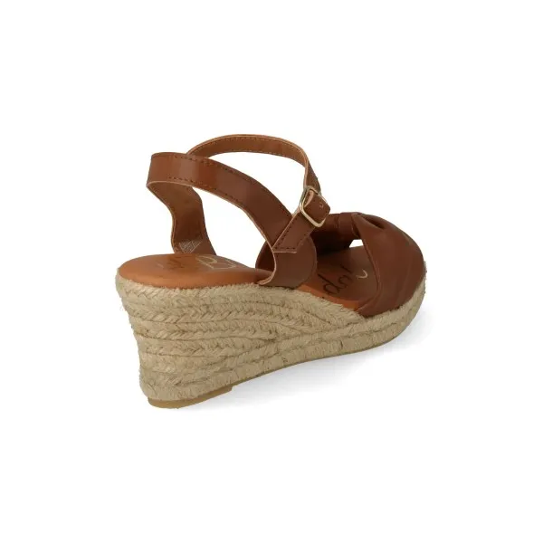 ALPARGATAS CUÑA ORIGINALES MUJER MOD. MASAKO CUERO