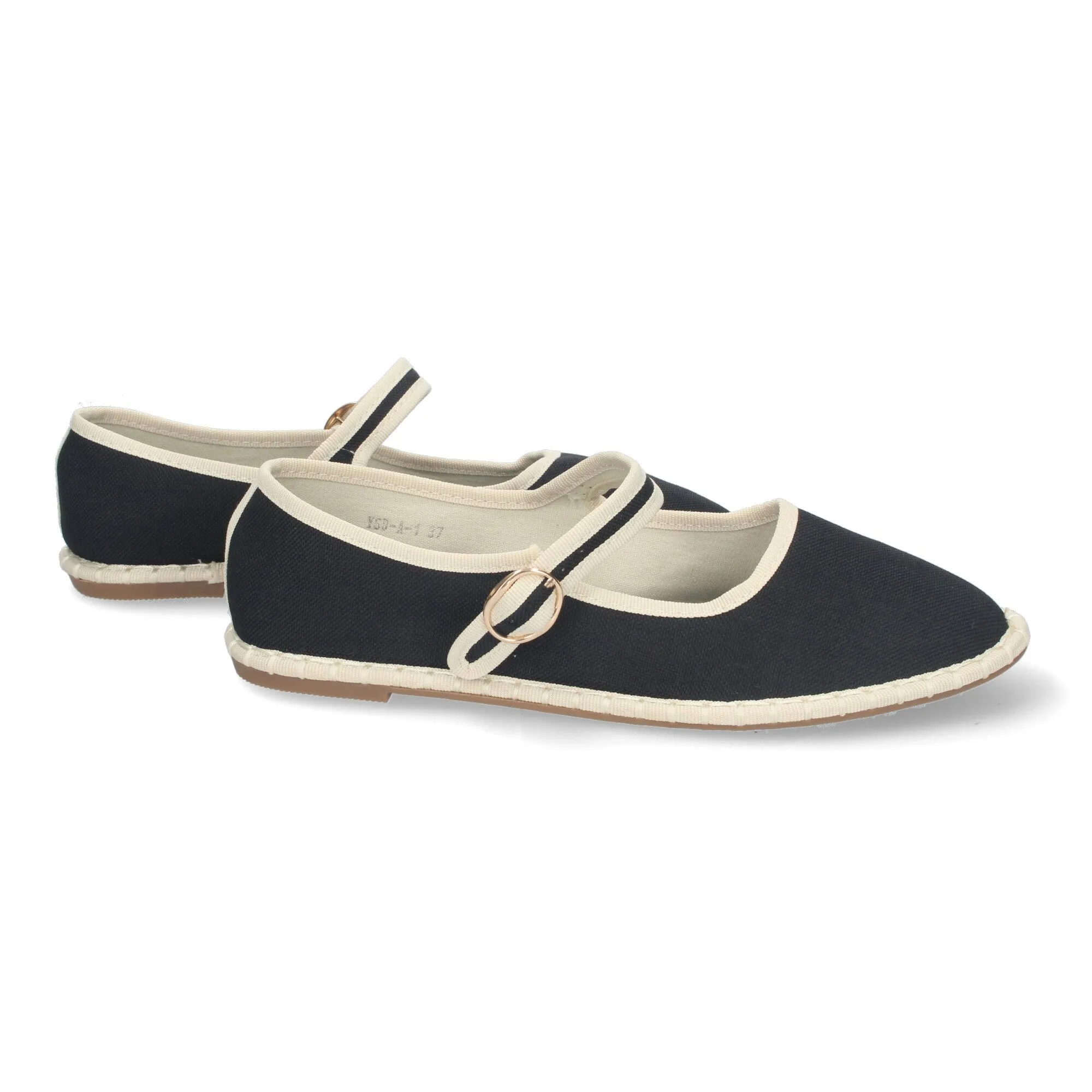 ALPARGATAS PLANAS VENECIANAS CóMODAS PARA MUJER COLOR NEGRO YSDA