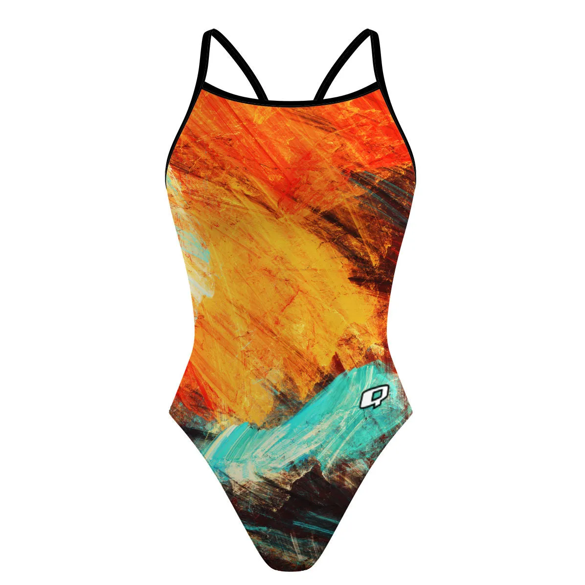 AMBER  SKINNY STRAP SWIMSUIT