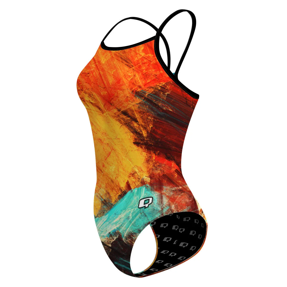 AMBER  SKINNY STRAP SWIMSUIT
