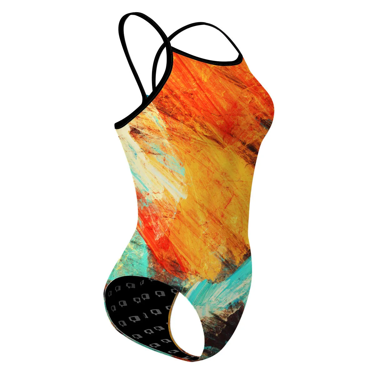 AMBER  SKINNY STRAP SWIMSUIT