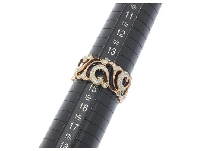 & Other Stories 18Anillo de diamantes de oro k en excelentes condiciones Dorado 