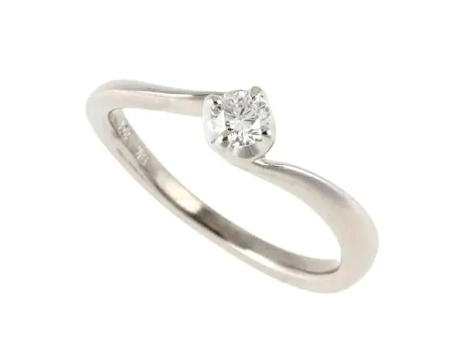 & Other Stories 18Anillo de diamantes de oro k en excelentes condiciones Plata 