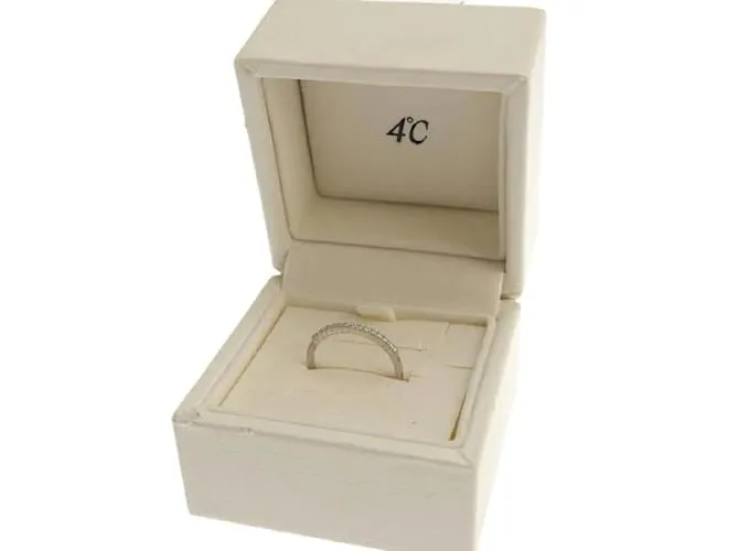 & Other Stories 18Anillo de eternidad de oro k y diamantes en excelentes condiciones Plata 