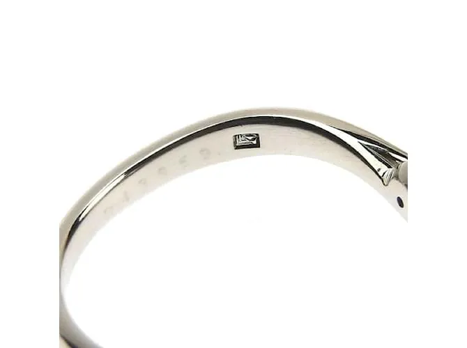 & Other Stories Anillo de diamantes de platino en excelentes condiciones Plata 