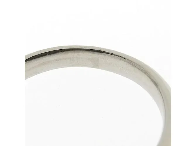 & Other Stories Anillo de perlas de diamantes de platino en excelentes condiciones Plata 