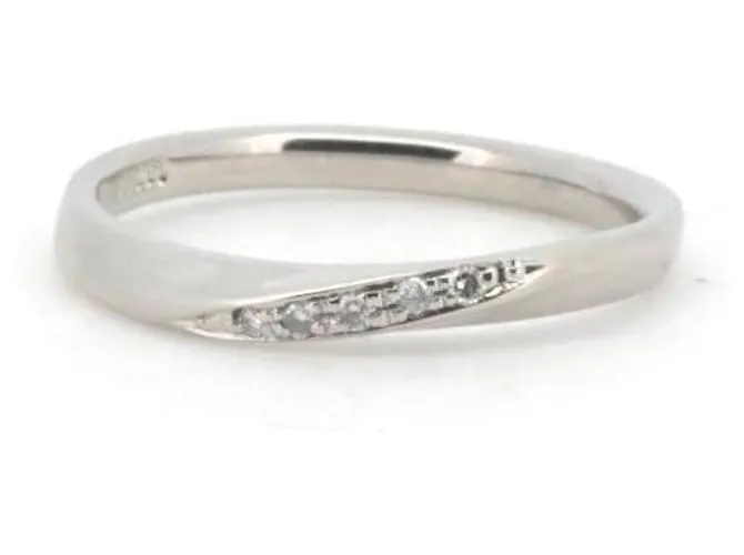 & Other Stories PT950 Tamaño del anillo de diamantes 8 En GRAN estado 