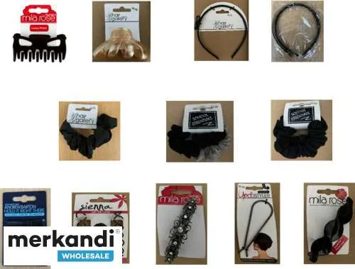 Amplia colección de accesorios para el cabello: 6000 unidades disponibles para la venta al por menor y el almacenamiento en el s