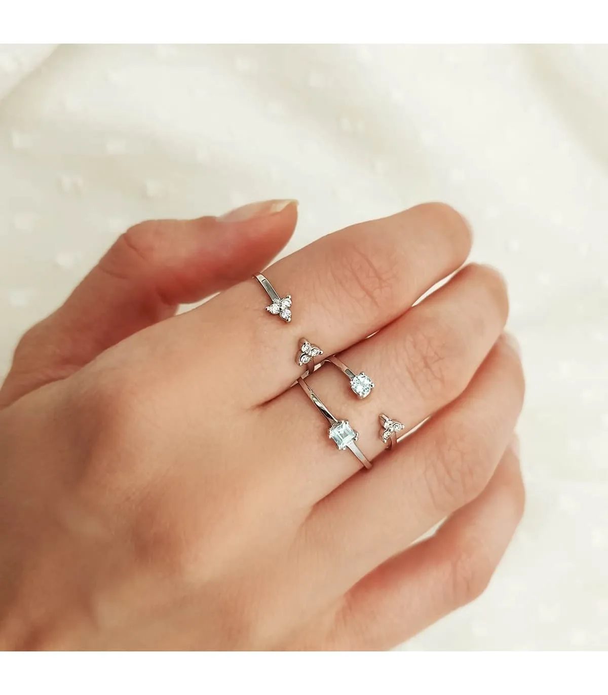 Anillo Bardot OB 18K Topacio y Diamantes