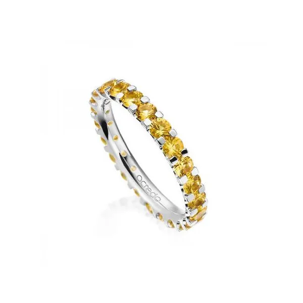 Anillo de pedida Arturo 2,07 l Zafiros amarillos