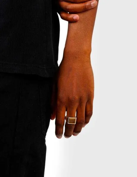 AnilloTwoJeys Cowgirl Club ring plateado unisex