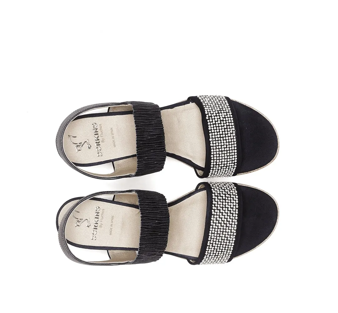 ASOLA D7481 Sandalia Negra