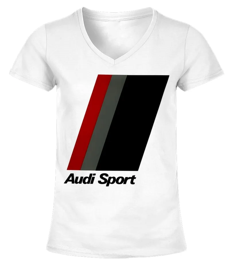 audi WT 001 Camiseta cuello pico Mujer