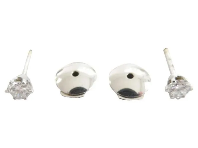 Autre Marque uñas de oro 18k diamantes 0,30 cts totales aprox. Blanco 