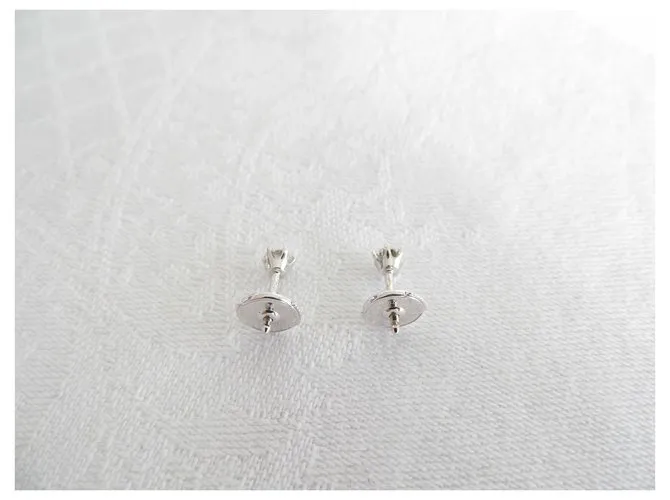 Autre Marque uñas de oro 18k diamantes 0,30 cts totales aprox. Blanco 