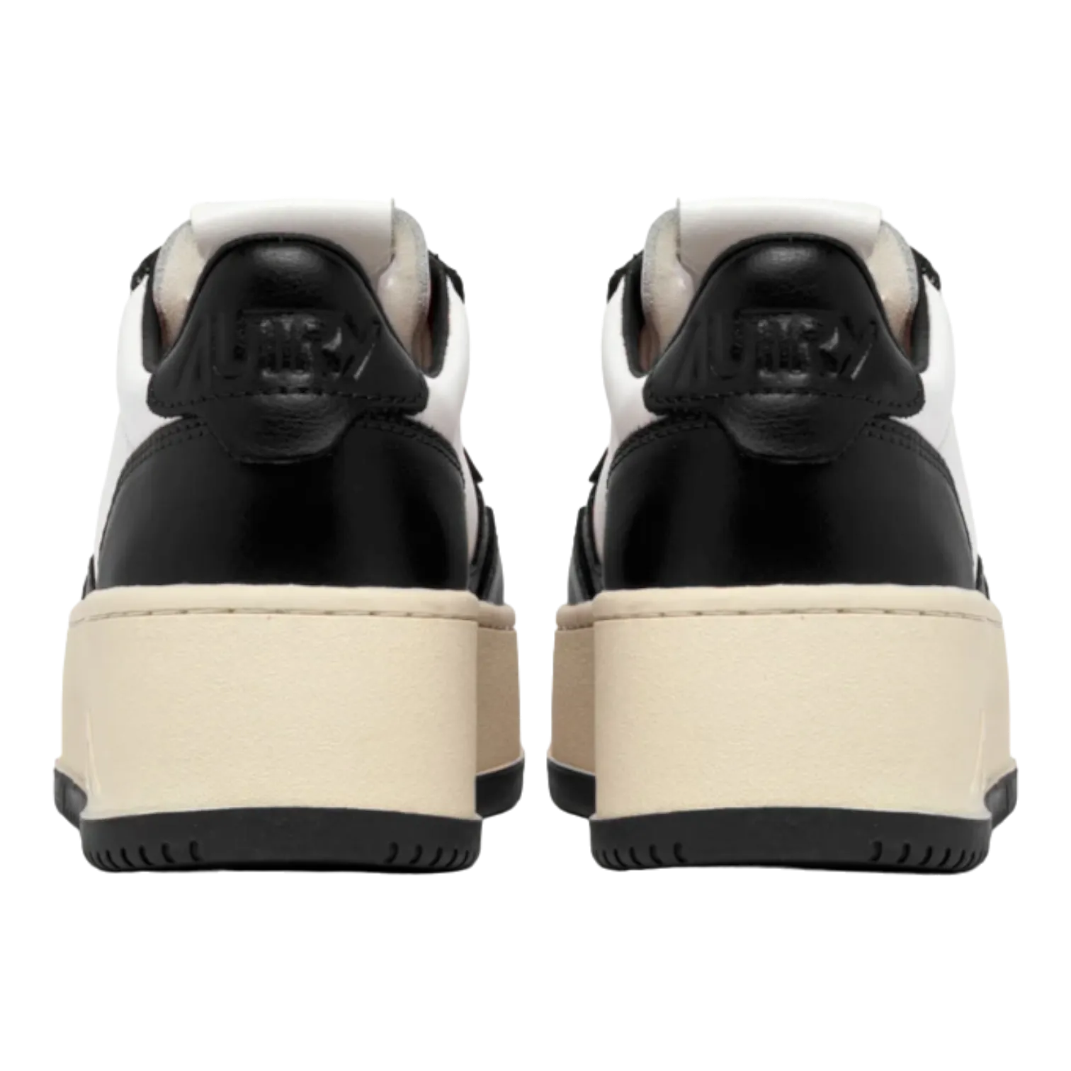 AUTRY PLATFORM LOW WHITE/BLACK FOR WOMEN PTLWWB01