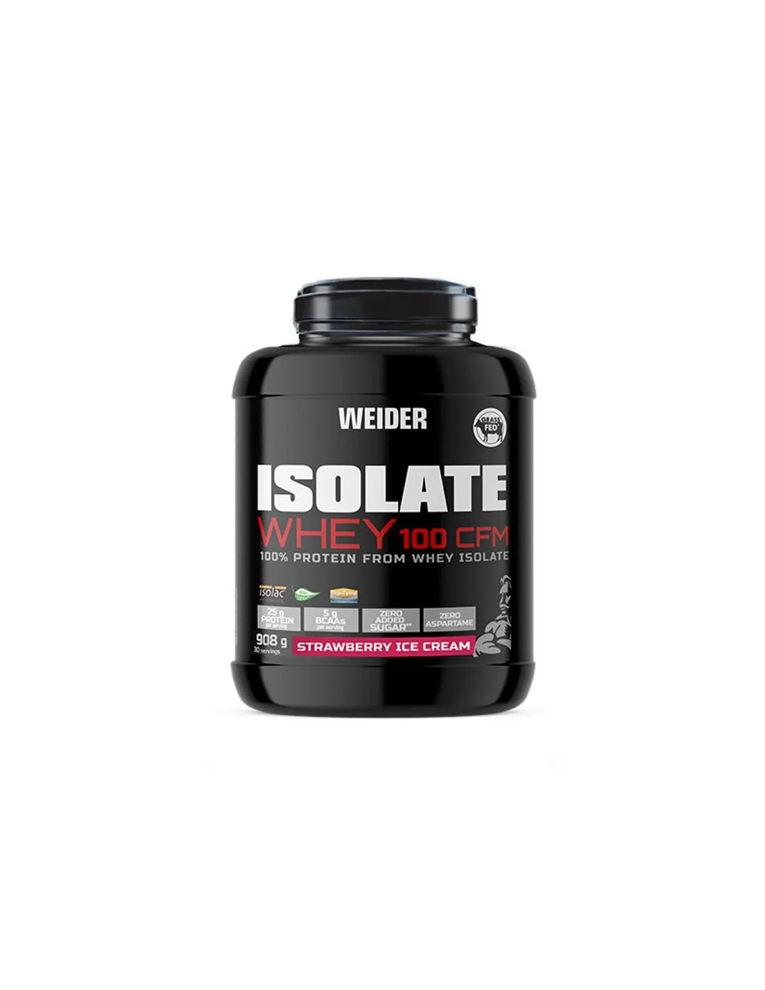 Batido de Nutrición Weider Isolate Whey 100 CFM Fresa
