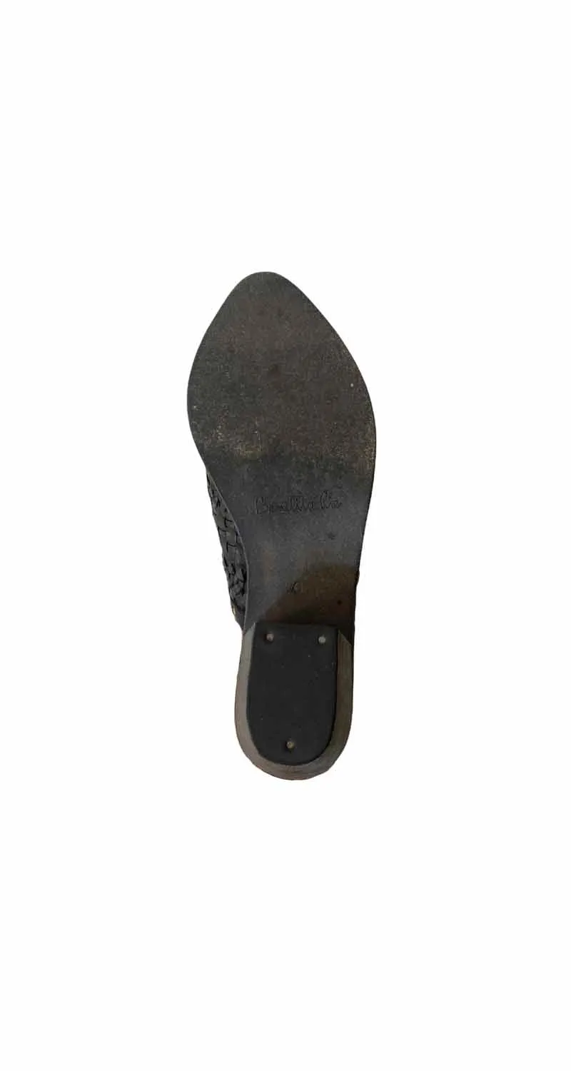 BENDITO PIE Babuchas Tramadas Negras
