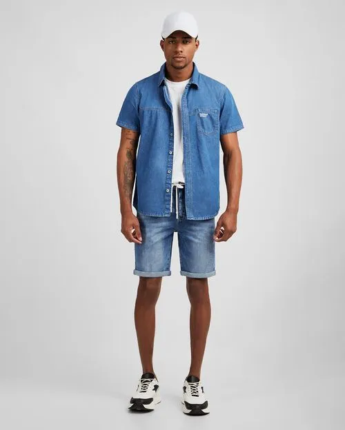 Bermuda Hombre Aquiles Dirty Wash