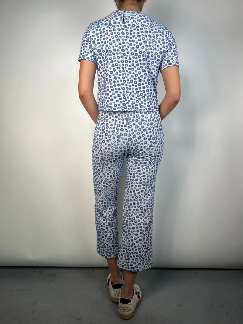 BIMBA Y LOLA Set Polera Y Pantalón Floreado Elasticado