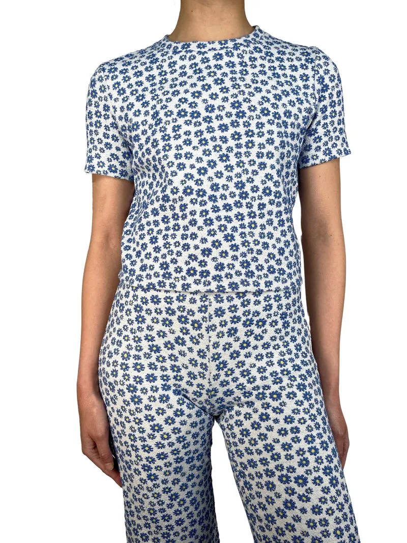 BIMBA Y LOLA Set Polera Y Pantalón Floreado Elasticado