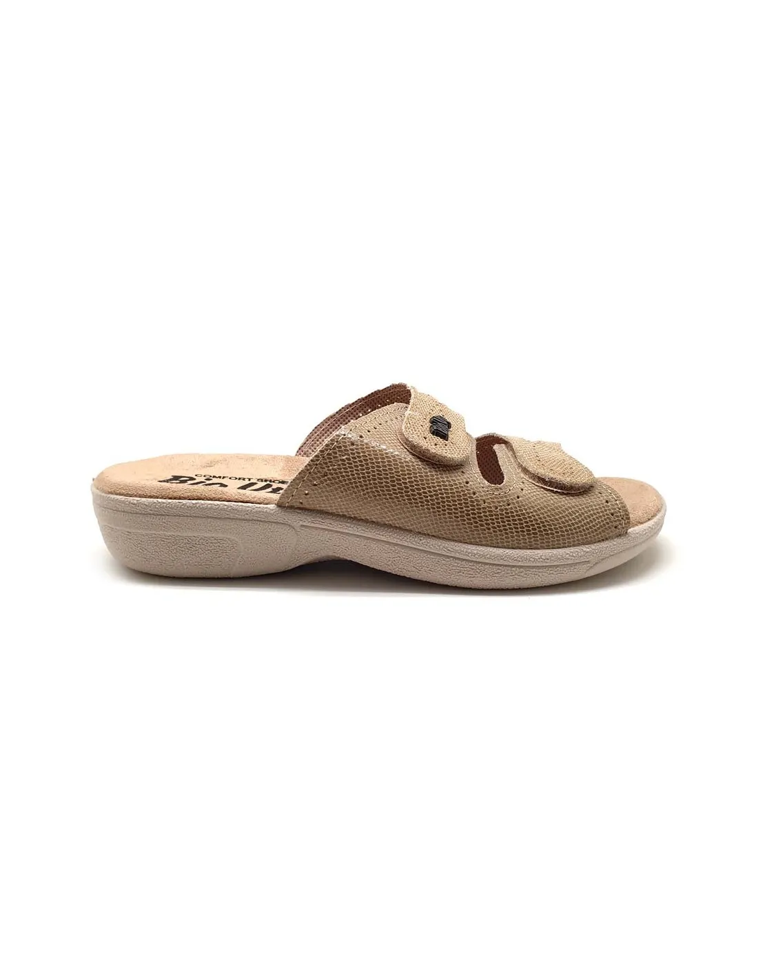 BIO UP SANDALIA VELCROS BEIGE CÓMODA Y FRESQUITA 475