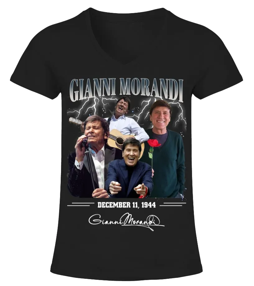 Birthday Gianni Morandi Camiseta cuello pico Mujer