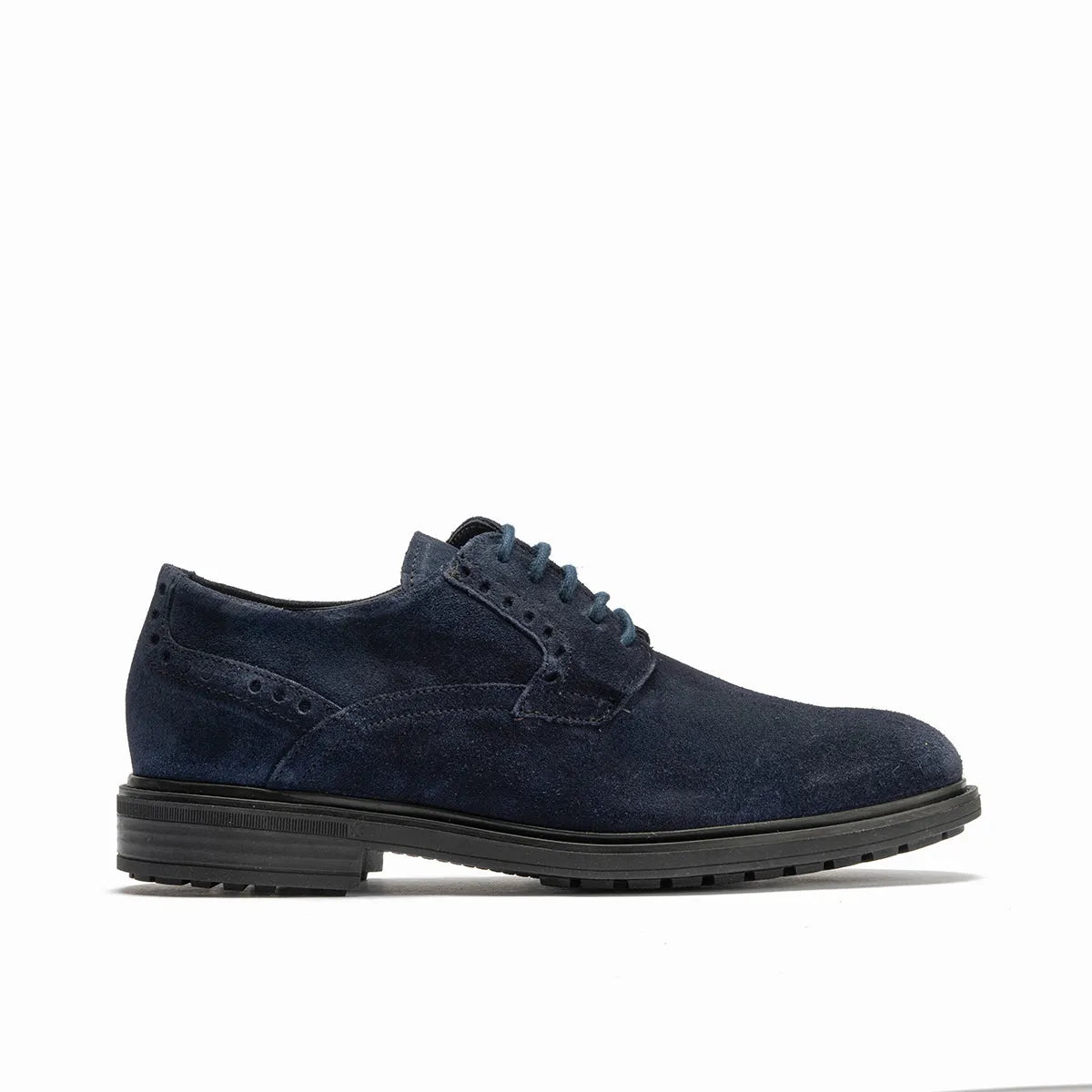 Blucher en Serraje para hombre color marino