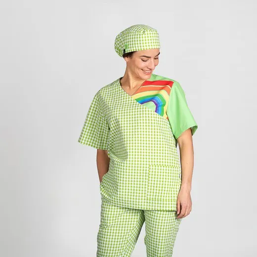 Blusa Unisex Arcoiris Bambula Antibacteriano
