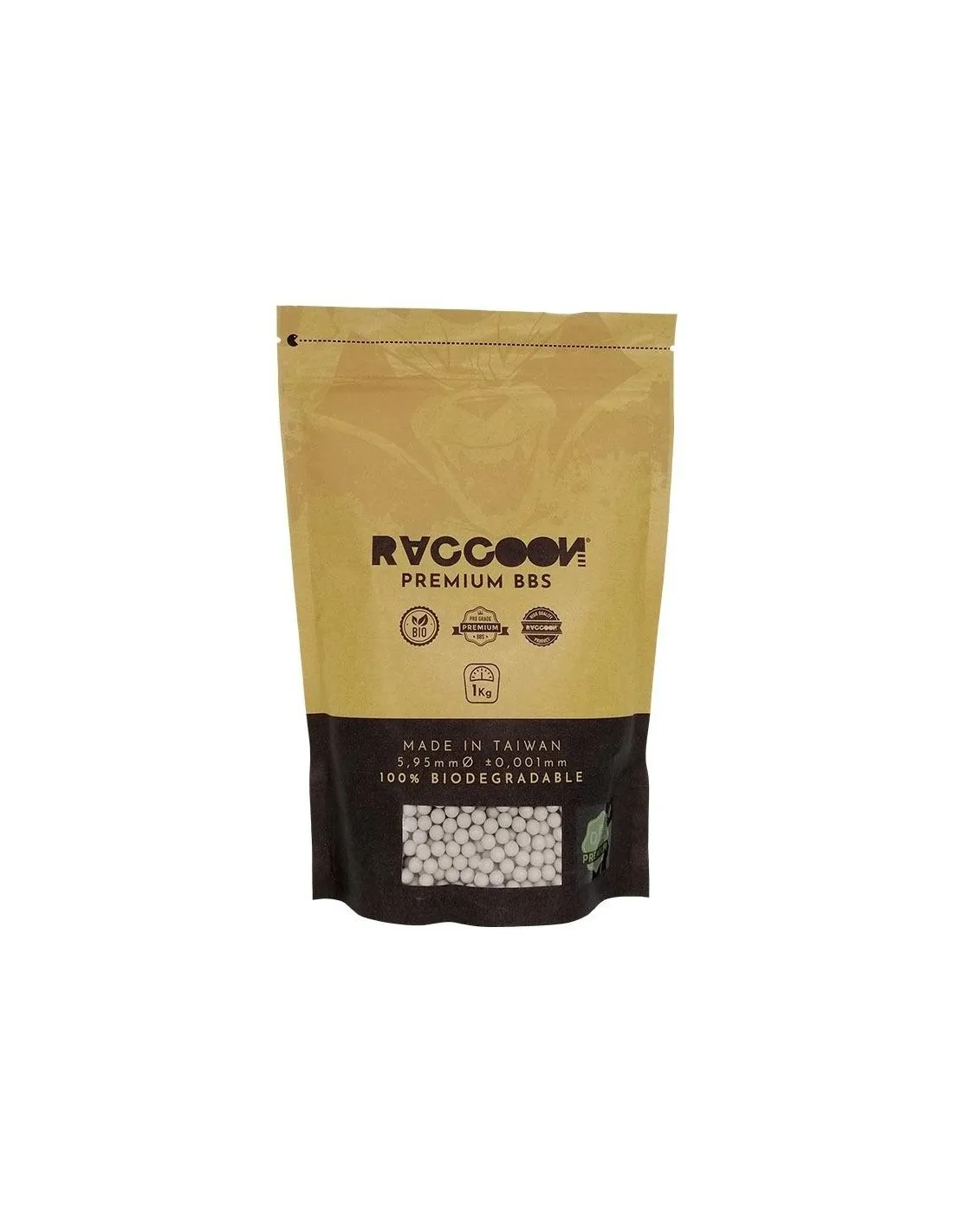 BOLAS BIO RACCOON PREMIUM BB'S  0.28 (1KG)