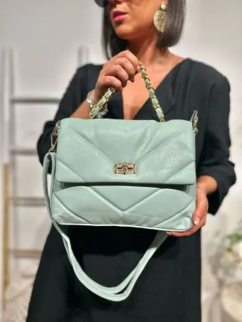 Bolso Acolchado TOUCHE Verde Menta