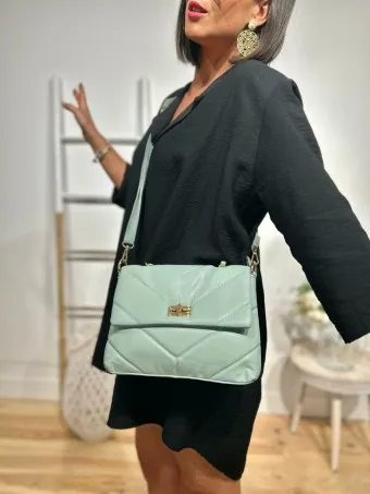 Bolso Acolchado TOUCHE Verde Menta