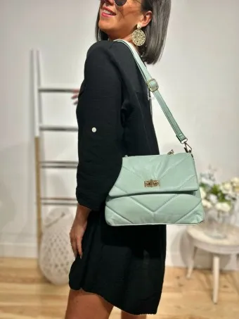Bolso Acolchado TOUCHE Verde Menta