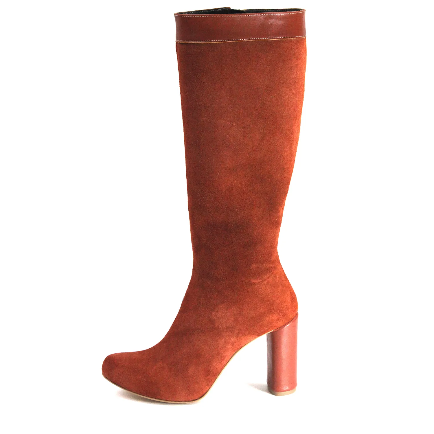 Botas altas camel mujer medida