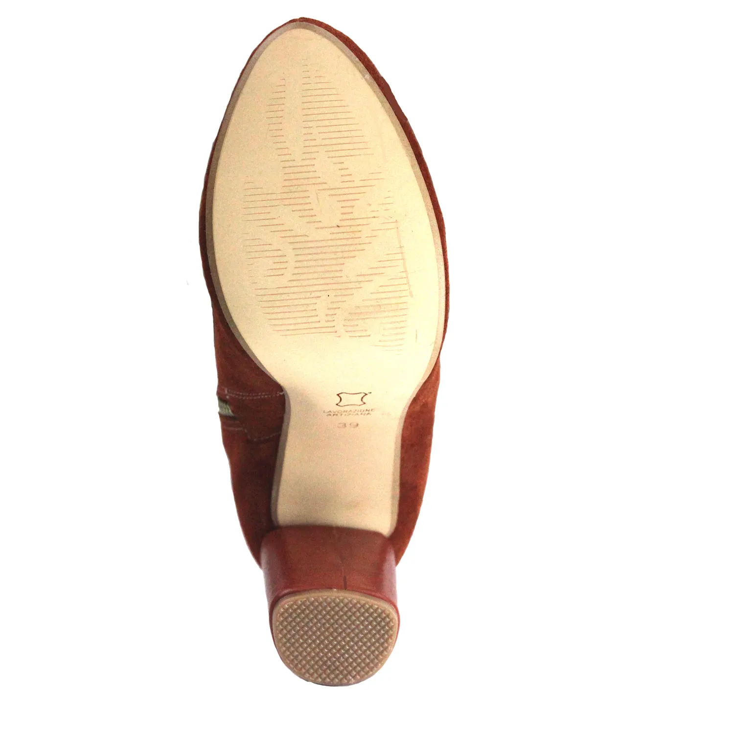 Botas altas camel mujer medida
